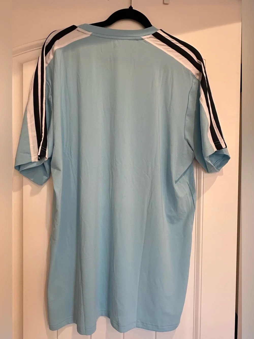 adidas Men’s Active 3S Tee Icy Blue Size Large NWT, Lightweight, Casual